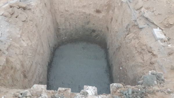 化糞池基礎實拍 化糞池基礎實拍